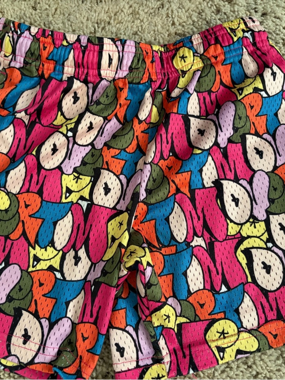 Overtime kids Vibrant Graphic Basketball Shorts Pair - Multicolor - Picture 2 of 3